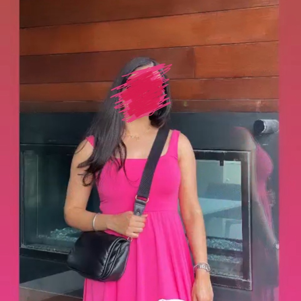 Wilfred Hot Pink Sleeveless Dress